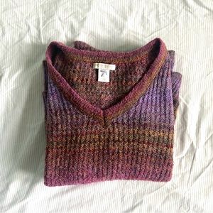 Colourful Knit Sweater.